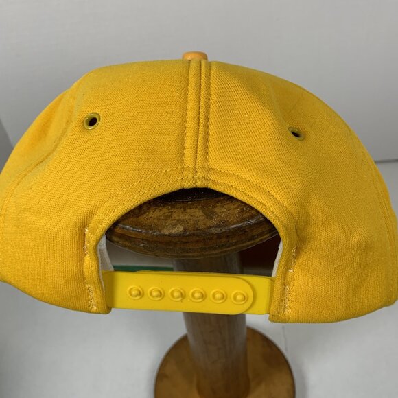 Vintage Duke Power "Citizenship Service" Yellow Snapback Hat - Picture 5 of 13